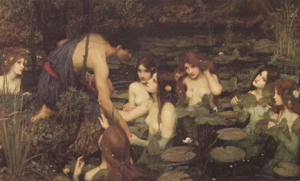 Hylas and the Nymphs (mk41), John William Waterhouse